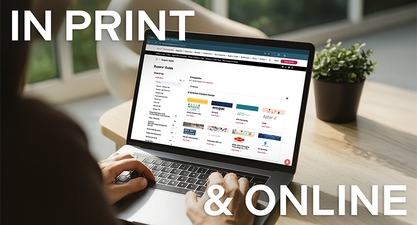 Our online Buyers' Guide makes it easy to find a packaging supplier.